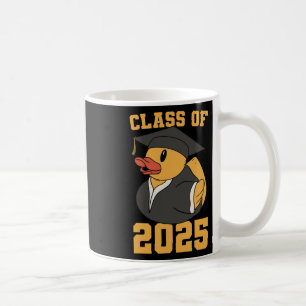 Rubber Duck Cl Of 2025 Senior 2025 Graduation Year Coffee Mug