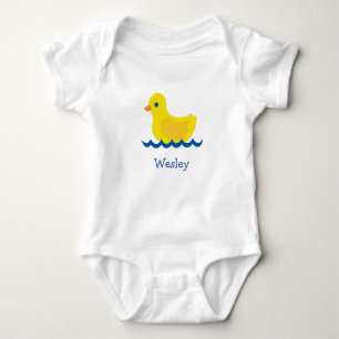 Rubber Duck Custom Baby Bodysuit