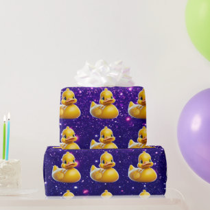 Rubber Duck Cute Charming Themed Inspired Wrapping Paper