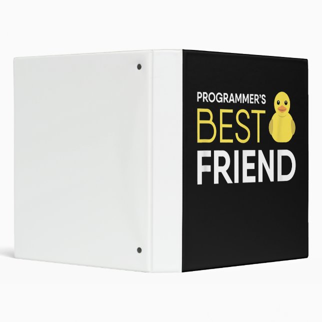 Rubber Duck Debugging Programmers Best Friend Binder (Background)
