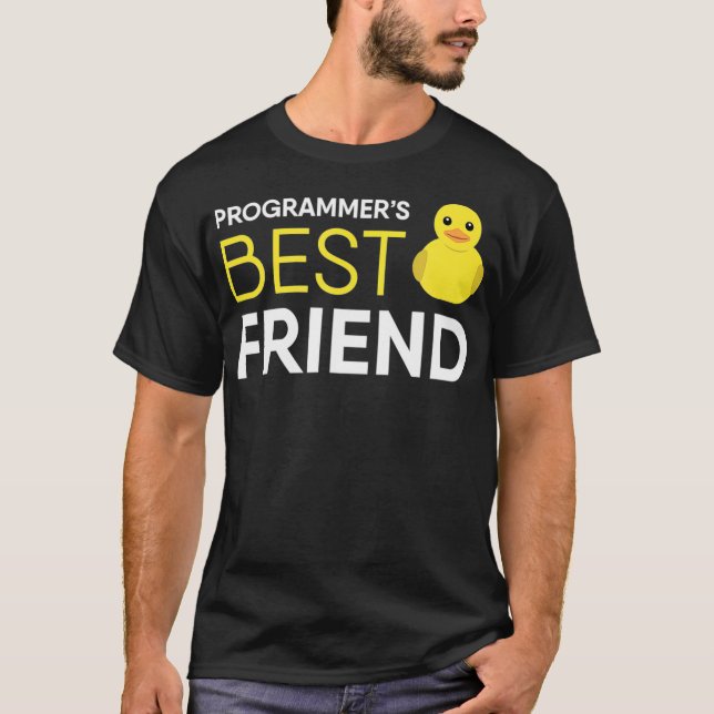 Rubber Duck Debugging Programmers Best Friend T-Shirt (Front)