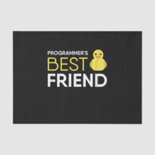 Rubber Duck Debugging Programmers Best Friend Tissue Paper