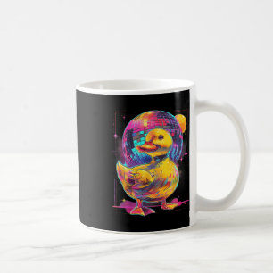 Rubber Duck Disco Music Dancing Rubber Duckie Disc Coffee Mug