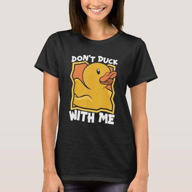 Rubber Duck Ducks Bath Yellow Duck T-Shirt (Front)