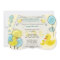 Rubber Duck Ducky Diaper Baby Shower Invitation