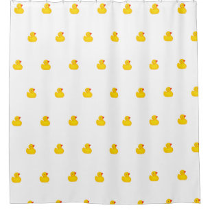Rubber Duck Ducky Ducks Luxury Shower Curtain
