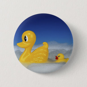 Rubber Duck Family 2 Inch Round Button