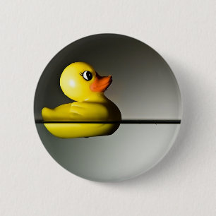 Rubber Duck Floating 2 Inch Round Button