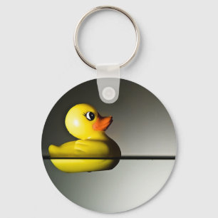 Rubber Duck Floating Keychain