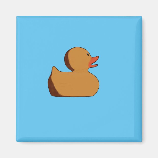 Rubber Duck Fridge Magnet (Front)