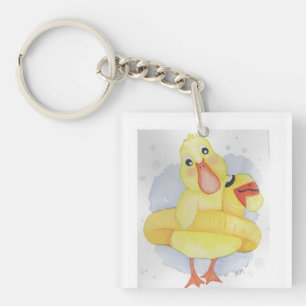Rubber Duck Keychain