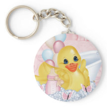 Rubber Duck P Keychain