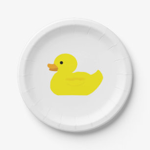 Rubber Duck Paper Plate
