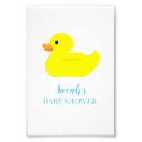 Rubber Duck Party Baby Shower BABY