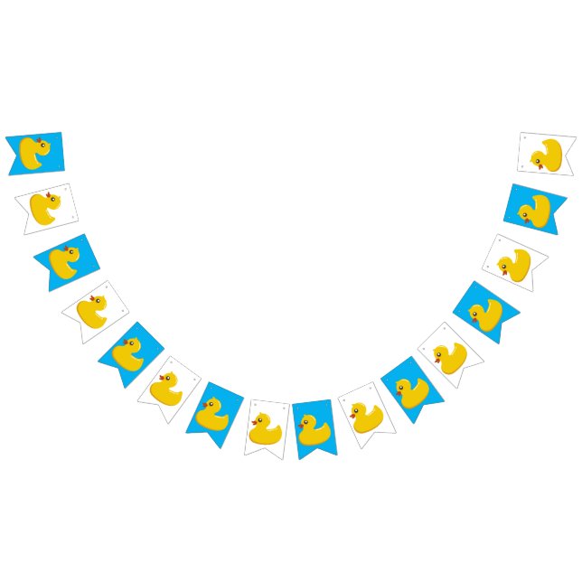 Rubber Duck Party Bunting Flags (All)