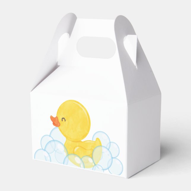 Rubber Duck Party Favour Boxes (Front Side)