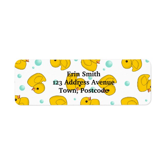 Rubber Duck Pattern (Front)