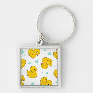 Rubber Duck Pattern Keychain