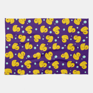 Rubber Duck Pattern Kitchen Towel