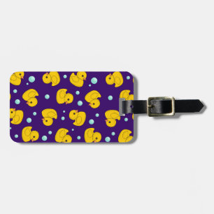 Rubber Duck Pattern Luggage Tag