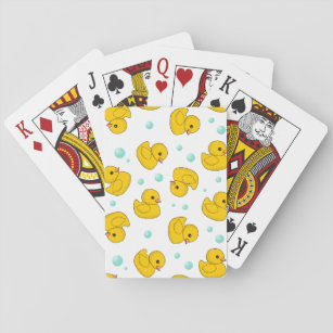 Rubber Duck Pattern Playing Cards