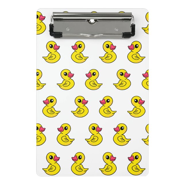 Rubber Duck Pattern Print  Mini Clipboard (Front)