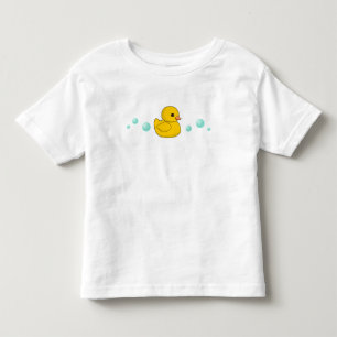 Rubber Duck Pattern Toddler T-shirt