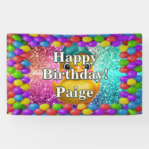 Rubber Duck Personalized character birthday banner