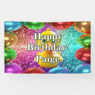 Rubber Duck Personalized character birthday banner