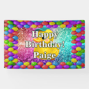 Rubber Duck Personalized character birthday banner