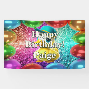 Rubber Duck Personalized character birthday banner