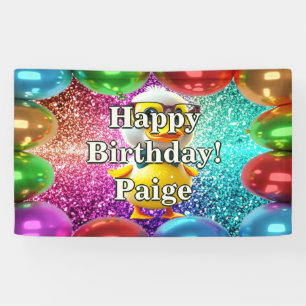 Rubber Duck Personalized character birthday banner