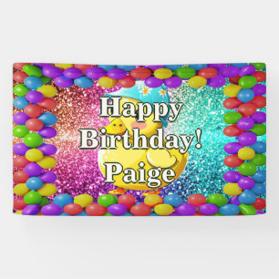Rubber Duck Personalized character birthday banner