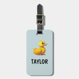 Rubber Duck Personalized Colourful Bag Backpack Luggage Tag