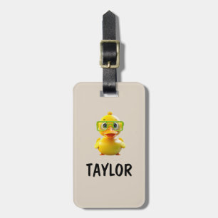 Rubber Duck Personalized Colourful Bag Backpack Luggage Tag