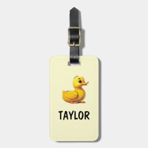 Rubber Duck Personalized Colourful Bag Backpack Luggage Tag