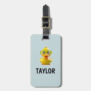 Rubber Duck Personalized Colourful Bag Backpack Luggage Tag