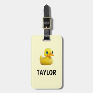 Rubber Duck Personalized Colourful Bag Backpack Luggage Tag
