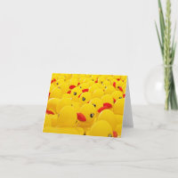 Rubber Duck Photo Blank Card
