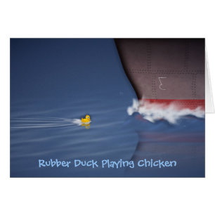 Rubber Duck Playing Chicken