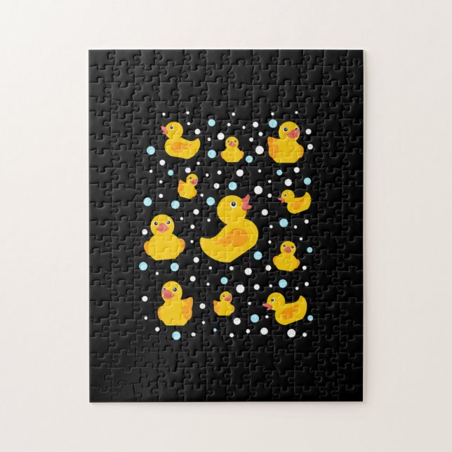 Rubber Duck Print Jigsaw Puzzle (Vertical)