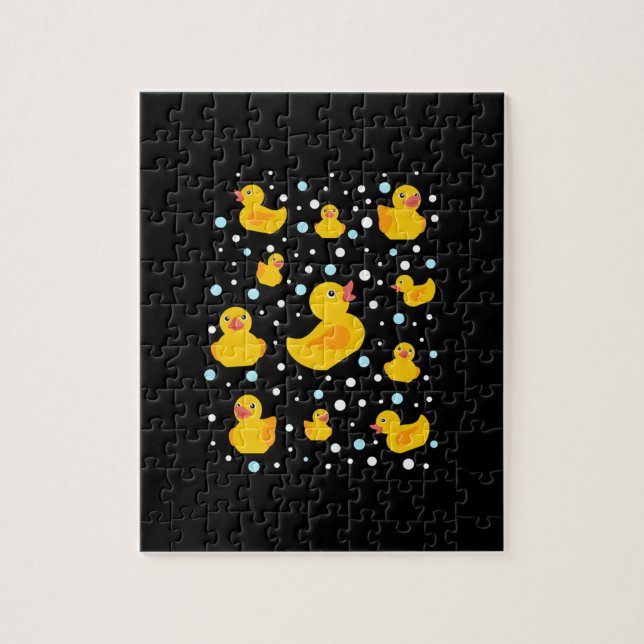 Rubber Duck Print Jigsaw Puzzle (Vertical)