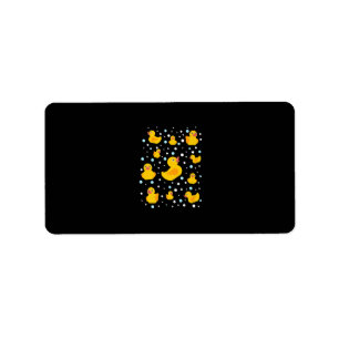 Rubber Duck Print Label