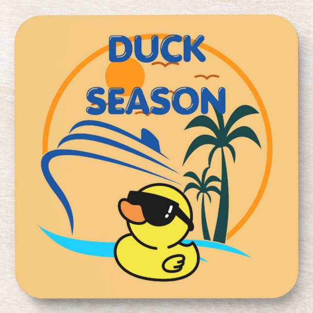 Rubber Duck Season Coaster (Front)