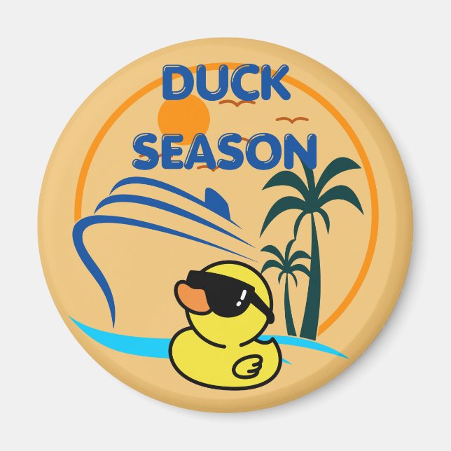  Rubber Duck Season Door Magnet (Front)