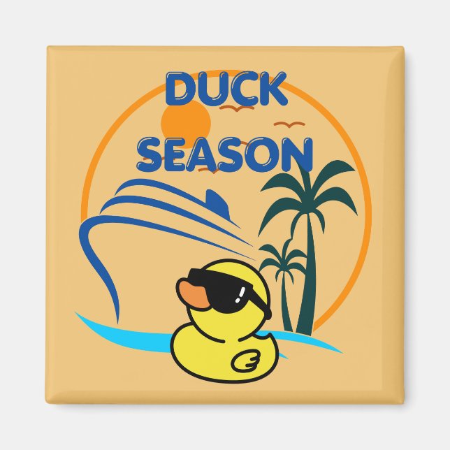  Rubber Duck Season Magnet (Front)