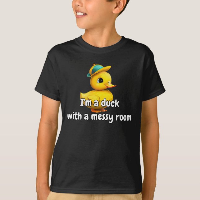 Rubber Duck Shirt Fun Cool Unique Best Stylish Kid (Front)