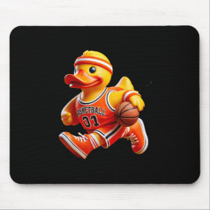 Rubber Duck Sketll Player Ducky Duckie Men Women K Mouse Pad
