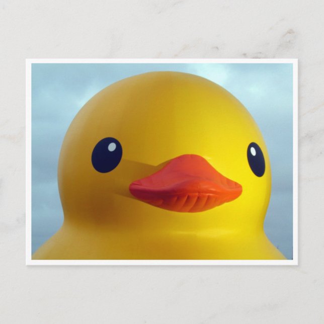 rubber duck smile postcard (Front)