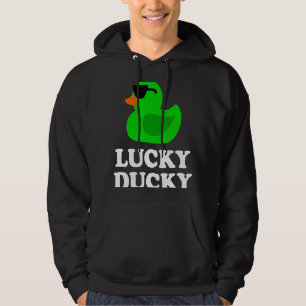 Rubber Duck Sunglasses Lucky Ducky Cool Animal Gra Hoodie